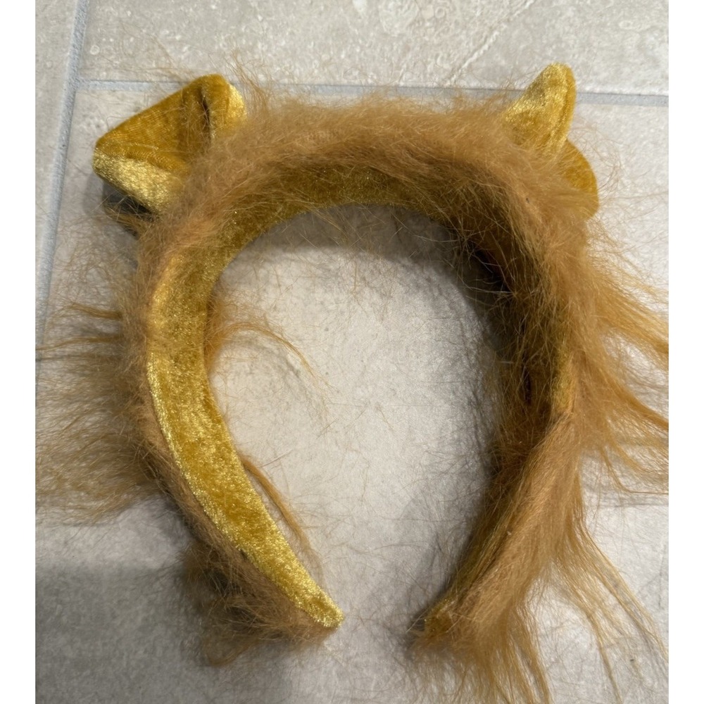 Lion Headband Ears Plush Kid or Adult Size Costume Accessory Cosplay